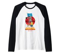 Minions & Monsters Space Invasion Camiseta Manga Raglan
