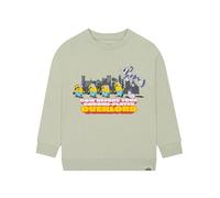 Minions & Monsters Sudadera Capucha para Niños, Sudadera Chico Dort, Sudaderas Niño, Jersey Niño, Verde 6-7 Años