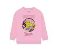 Minions & Monsters Sudadera Niña, Sudadera Chica de Algodón, Sweatshirt