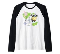 Minions & Monsters Treasure Map Camiseta Manga Raglan