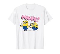 Minions Nope! Stuart Enjoying a Banana Big Chest Poster Camiseta