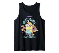 Minions Part Fluffy, All Trouble Camiseta sin Mangas