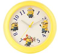MINIONS Reloj de Pared, Amarillo, 25 x 25 x 2.2 cm