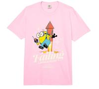 Minions Rocket Falling Upwards Comfort Colors Adult Heavyweight T-Shirt
