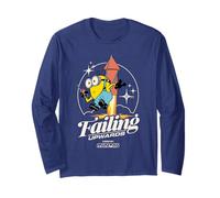 Minions Rocket Falling Upwards Manga Larga