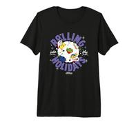 Minions Rolling Into The Holidays Camiseta Premium