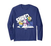 Minions Shred The Halls Funny Snowboard Manga Larga