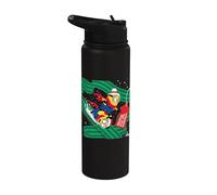 Minions Sliding Into The Holidays Stainless Steel Insulated Water Bottle