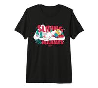 Minions Sliding Into The Holidays Winter Camiseta Premium