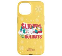 Minions Sliding Into The Holidays Winter Carcasa para iPhone 15