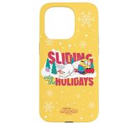 Minions Sliding Into The Holidays Winter Carcasa para iPhone 15 Pro