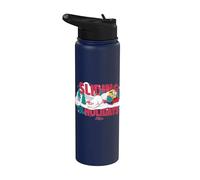 Minions Sliding Into The Holidays Winter Stainless Steel Insulated Water Bottle