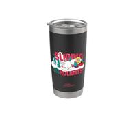 Minions Sliding Into The Holidays Winter Vaso térmico de acero inoxidable de doble pared