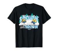 Minions Snowin’ and Throwin’ Holiday Snowball Camiseta