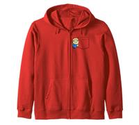 Minions Stuart Casual Pocket Hit Sudadera con Capucha
