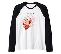 Minions Stuart Lunar New Year Blossoms Camiseta Manga Raglan