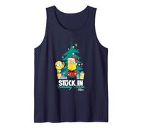 Minions Stuck In Holiday Mode Festive Camiseta sin Mangas