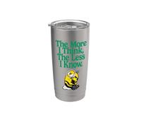 Minions The More I Think Front & Back Vaso térmico de acero inoxidable de doble pared
