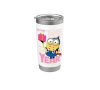 Minions Time of the Year Vaso térmico de acero inoxidable de doble pared