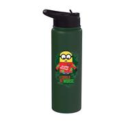 Minions Ugly Sweater Happy Holidays Stainless Steel Insulated Water Bottle