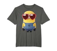 Minions Valentine's Day Dave Heart Glasses Camiseta