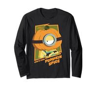 Minions Where’s Your Pumpkin Spice Manga Larga
