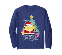 Minions You Be Good Santa Minion Holiday Manga Larga