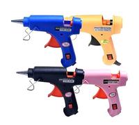 Minipistola de pegamento termofusible de 20 W, pistola industrial con varillas de 7 mm, herramienta de reparación termoeléctrica de temperatura para manualidades, calentamiento rápido (1 pis