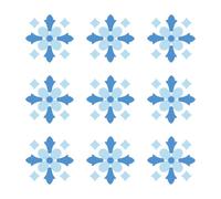 Miniplantillas en capas Sizzix, con forma de copos de nieve fantásticos de Sizzix, 2 plantillas reutilizables para imprimir y hacer patrones