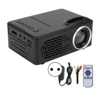 Miniproyector para iPhone y Android, compatible con Full HD, actualizado 2025. Proyector portátil con distancia focal corta, altavoz incorporado,