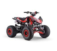 MINIQuad Infantil 125cc Gasolina automático con Marcha atrás, Rojo, Motors ZXT (Solo para circuitos Cerrados)