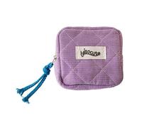 Minis - Bolsa de maquillaje para bolso, pequeñas bolsas de cosméticos, organizadores de servilletas sanitarias, bolsas de viaje portátiles para bolso, Purple, Mass Beauty