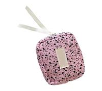 Minis - Bolsa de maquillaje para monedero, bolsa de almacenamiento de servilletas sanitarias, organizador de maquillaje para pintalabios, oficina, escuela, bolsa de almacenamiento de servilletas