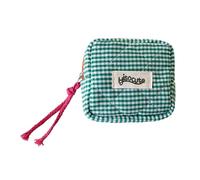 Minis - Bolsa de maquillaje para monedero, monedero, bolsa sanitaria, almacenamiento de servilletas, organizador de pintalabios, oficina, escuela, Green, Mass Beauty