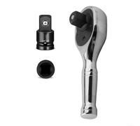 Minis llave de trinquete de 72 dientes, destornillador de broca hexagonal de 1/4 pulgadas, bolsillo para llave inglesa con adaptador de 3/8 para Wera forFacom para Britool
