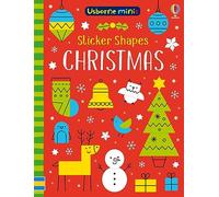 MINIS STICKER SHAPES CHRISTMAS: Sticker-Kreativbuch (Usborne Minis)