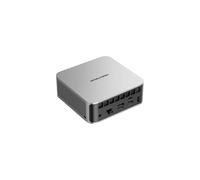 MINISFORUM AI Mini PC X1-255, AMD Ryzen 7 255 CPU de 8 núcleos y 16 subprocesos hasta 4,9 GHz, AMD Radeon 780M, Barebone sin DDR5/PCIe 4.0 SSD/OS, HDMI/DP/USB4 x 2/2.5G RJ45, USB 3.2x2, WiFi 7, BT5.4