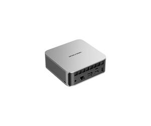 MINISFORUM AI Mini PC X1-255, AMD Ryzen 7 255 CPU de 8 núcleos y 16 subprocesos hasta 4,9 GHz, AMD Radeon 780M, Barebone sin DDR5/PCIe 4.0 SSD/OS, HDMI/DP/USB4 x 2/2.5G RJ45, USB 3.2x2, WiFi 7, BT5.4