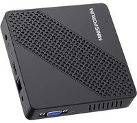 MINISFORUM Mini PC Fanless 4GB DDR4/64GB eMMC Procesador Intel Celoren N4020 Mini computadora de Escritorio,Puerto HDMI y VGA,WiFi de Doble Banda 2.4+5.0G,BT,USB 3.0 * 3