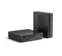 MINISFORUM MS-A1 Estación de Trabajo Barebone PC, DDR5/4xM.2 NVMe SSD, Dual 2.5G RJ45, HDMI/DP/Type-C, 4 Puertos USB, Compatible Con CPU AMD AM5, WiFi 6E y BT5.2