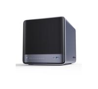 MINISFORUM N5 Air NAS de 5 bahías con hasta 174 GB de Almacenamiento, CPU AMD Ryzen 7 255 (8C/16T), Barebone, 16 GB de RAM, 1 x 10 GbE, 1 x 5 GbE, 2 x USB4 (8K), HDMI 8K, OCuLink, 3 Ranuras M.2