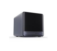 MINISFORUM N5 Air NAS de 5 bahías con hasta 174 GB de Almacenamiento, CPU AMD Ryzen 7 255 (8C/16T), Barebone, Dual DDR5 Slots, 1 x 10 GbE, 1 x 5 GbE, 2 x USB4 (8K), HDMI 8K, OCuLink, 3 Ranuras M.2