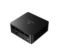 MINISFORUM UM690L Slim Mini PC, procesador AMD Ryzen 9 6900HX de 8 núcleos hasta 4,9 GHz, AMD Radeon 680M, 16 GB LPDDR5 (On Board, hasta 6400 MT/s)/512GB SSD, HDMI/USB4/DP, USB 3.2 x 2, WiFi6E, BT5.2