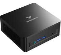 MINISFORUM UM760 Slim Mini PC, AMD Ryzen 5 7640HS Mini Computer (6C/12T, hasta 5,0 GHz), 32 GB de RAM DDR5 y 1 TB SSD PCIe 4.0, 8K@60Hz HDMI 2.1/USB4, WIFI6E/BT5.2