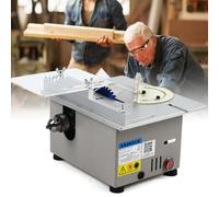 Minisierra circular de mesa, 96 W, pequeña máquina de tallado, sierra circular portátil, para trabajar la madera, corte para pulir, grabado, perforación, 9000 rpm