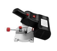 Minisierra de inglete y tronzadora de 220 V, hoja de acero, sierra circular de 4500 rpm, sierra de mesa, sierra para madera y metal, ángulo de corte 0 - 45 °