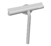 MINISMUS Silicona Ducha Cristales Rasqueta - Limpiar Vidrios, Limpiacristales para Ventana, Espejo, Encimera - Incluye Soporte Magnético, Sin Necesidad de Taladrar, Autoadhesivo (21 cm, Gris)