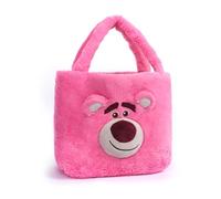 MINISO Bolsa esponjosa de dibujos animados para niñas, bonita bolsa de felpa de Disney, bonita bolsa de mano de doble cara, bolsas de hombro para niñas y niños, regalos de cumpleaños, bolsa Hobo Pixar