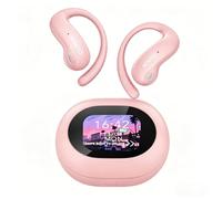 MINISO MS188 Auriculares Traductores de Idioma, 3 in 1 AI Auriculares Traductor en Tiempo Real 134 Idiomas, Auriculares Traductores Pantalla Táctil LCD OWS, Compatible con iOS y Android, Rosa