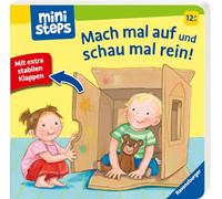 ministeps: Mach mal auf und schau mal rein: Mit extrastabilen Klappen. Ab 12 Monaten